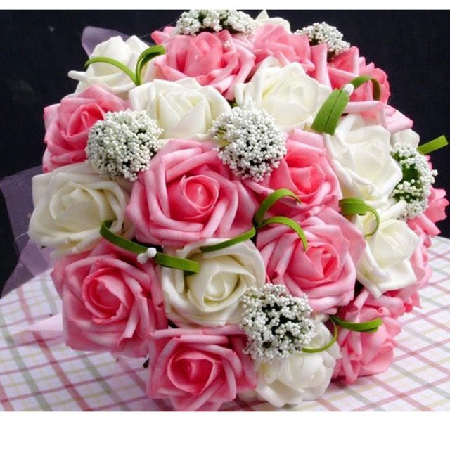 Romantic Colorful Handmade Bouquet - Image 16