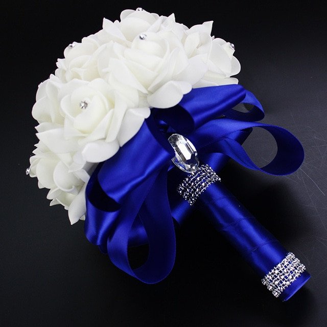 Crystal Bridal Rose Bouquet - Image 10