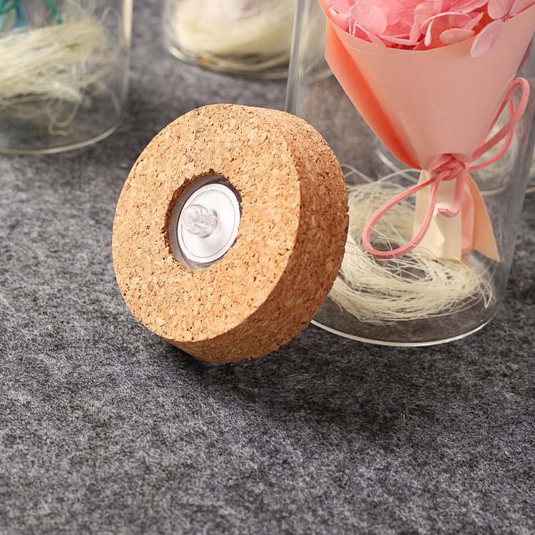 Everlasting Rose Glass Wishing Bottle - Image 6