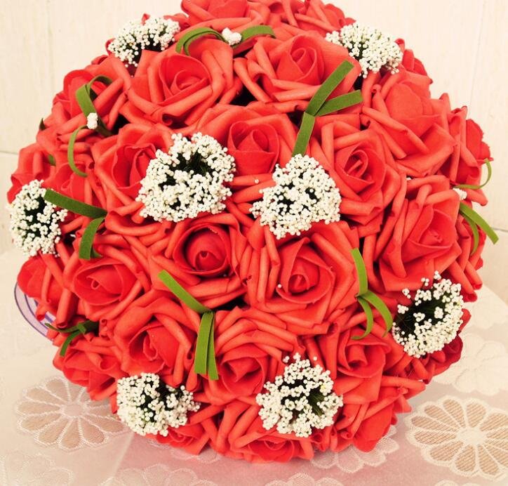 Romantic Colorful Handmade Bouquet - Image 2